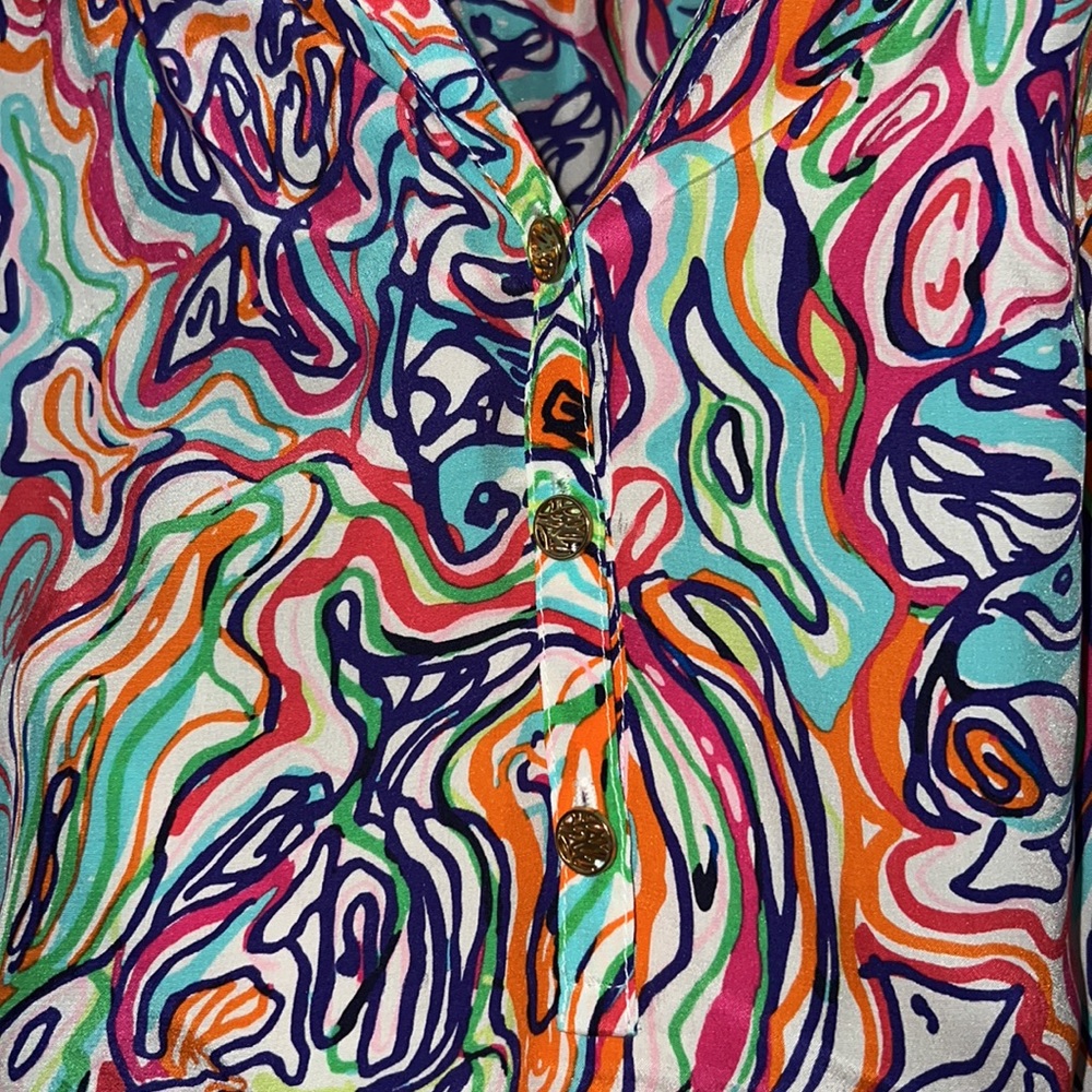 Lilly Pulitzer Elsa - rare pattern what a catch - Picture 7 of 7